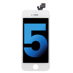 iPhone 5 screen replacement LCD white aftermarket