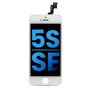 iPhone 5S SE screen replacement LCD white aftermarket display