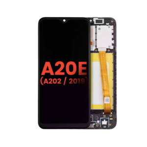 Samsung Galaxy A20e (A202 / 2019 LCD Assembly With Frame (All Colors)