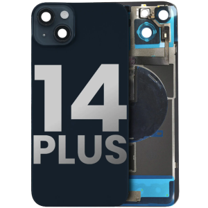 iPhone 14 Plus Back Glass With Steel Plate With Wireless NFC Charging MagSafe Magnet & Flashlight Flex (Used OEM Pull: Like New)