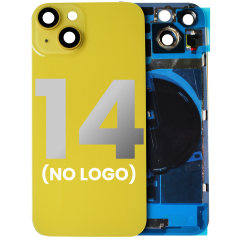 iPhone 14 Back Glass With Steel Plate With MagSafe Magnet Pre-Installed ( NO LOGO )