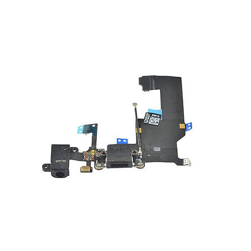 iPhone 5 Dock Charging Port Audio Jack Flex Cable Assembly – Black