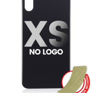 iPhone XS Back Glass Replacement < No logo / Large Camera Hole > Space Gray