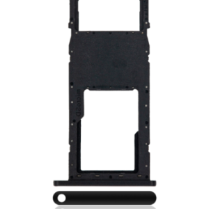 Single Sim Card Tray Compatible For Samsung Galaxy A11 (A115 / 2020) (Black)