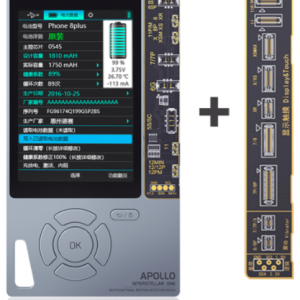 Apollo Interstellar Restore Program And Reading Device (True Tone / Battery Data / MFI Tester / EEPROM Programmer) (Display Compatible Up To 11 Pro Max And Battery Up To iPhone 14 Pro Max) (Galaxy Gray Special Edition)