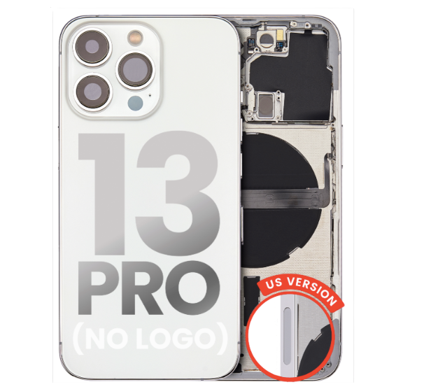iPhone 13 Pro Back Housing W/ Small Components Pre-Installed (US Version) (No Logo)