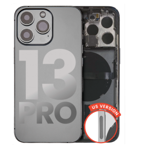 iPhone 13 Pro Back Housing W/ Small Components Pre-Installed (US Version) (Used OEM Pull: Like New)