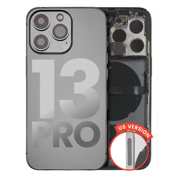 iPhone 13 Pro Back Housing W/ Small Components Pre-Installed (US Version) (Used OEM Pull: Like New)