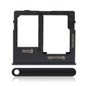 Single Sim Card Tray Compatible For Samsung Galaxy A10e (A102 / 2019) (Black)
