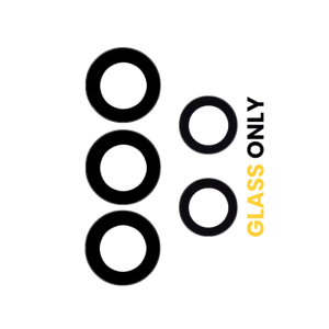 Back Camera Lens (Glass Only) With Adhesive Compatible For Samsung Galaxy A73 (A735 / 2022) (5 Piece Set) (10 Pack)