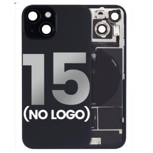 iPhone 15 Back Glass With Steel Plate With MagSafe Magnet Pre-Installed (No Logo)