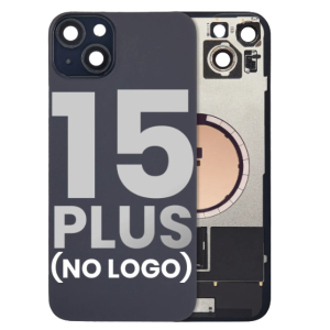 iPhone 15 Plus Back Glass With Steel Plate With MagSafe Magnet Pre-Installed (No Logo)