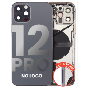 iPhone 12 Pro Back Housing W/ Small Components Pre-Installed (US Version) (No Logo)