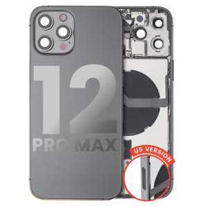 iPhone 12 Pro Max Back Housing W/ Small Components Pre-Installed (US Version) (Used OEM Pull: Like New)