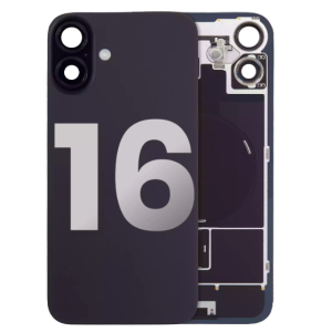 iPhone 16 Back Glass With Steel Plate With Wireless NFC Charging MagSafe Magnet & Flashlight Flex (Used OEM Pull: Like New)