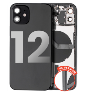 iPhone 12 Back Housing W/ Small Components Pre-Installed  (US Version) (Used OEM Pull: Like New)