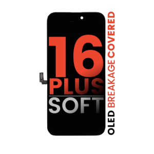 iPhone 16 Plus Soft OLED screen replacement assembly