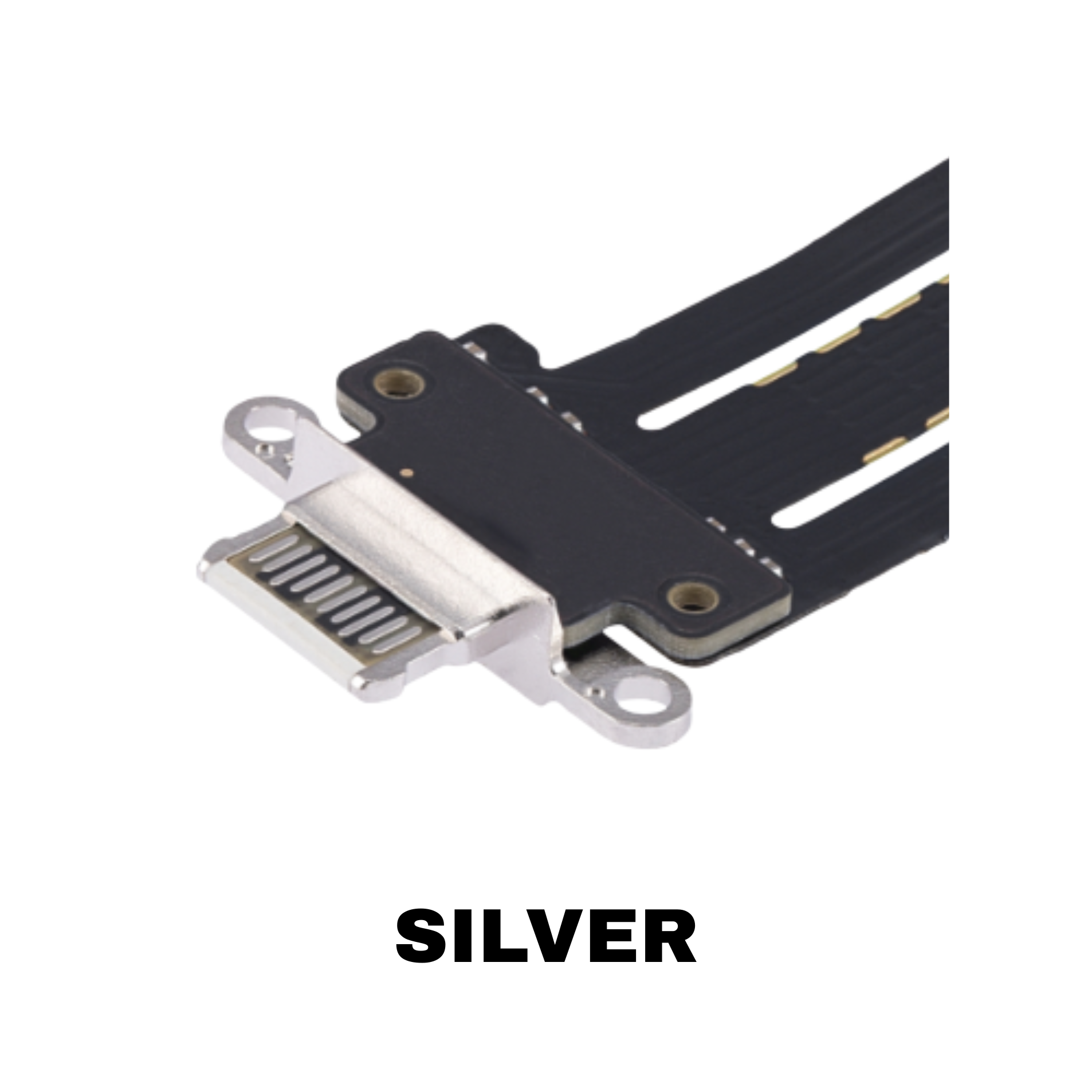 iPad Pro 11 & 12.9 Charging Port Replacement Flex Silver