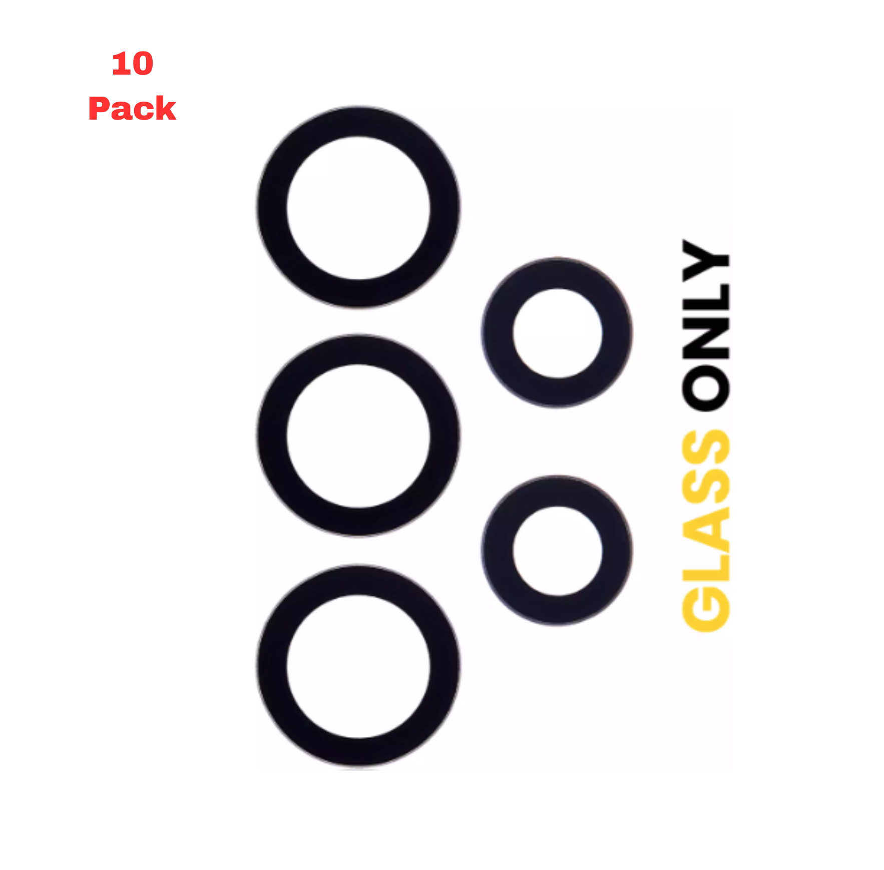 Samsung Galaxy A32 (A325 / 2021) / A32 5G (A326 / 2021) Back Camera Lens (Glass Only) With Adhesive (10 Pack)