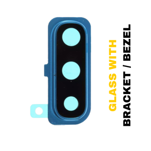 Samsung Galaxy A30S (A307 / 2019) Back Camera Lens With Bracket / Bezel (Blue)