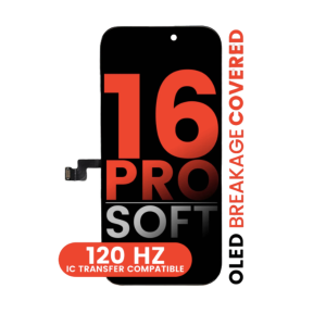 iPhone 16 Pro Soft OLED screen replacement assembly