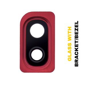Samsung Galaxy A10 Back Camera Lens With Bracket - Red